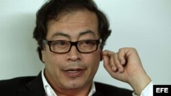 El destituido alcalde de Bogotá, Gustavo Petro. 