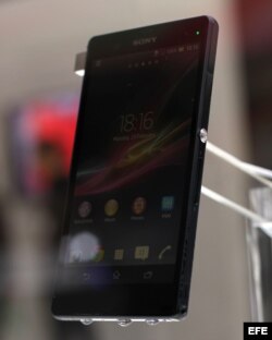 El teléfono sumergible Sony Xperia Z.