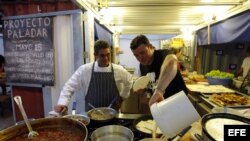 Cocineros cubanos. Archivo